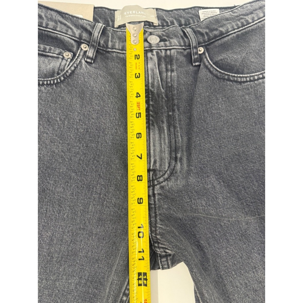 Everlane The Original Cheeky Straight Leg Jeans Grey 29R Organic Cotton Stretch - Picture 5 of 11
